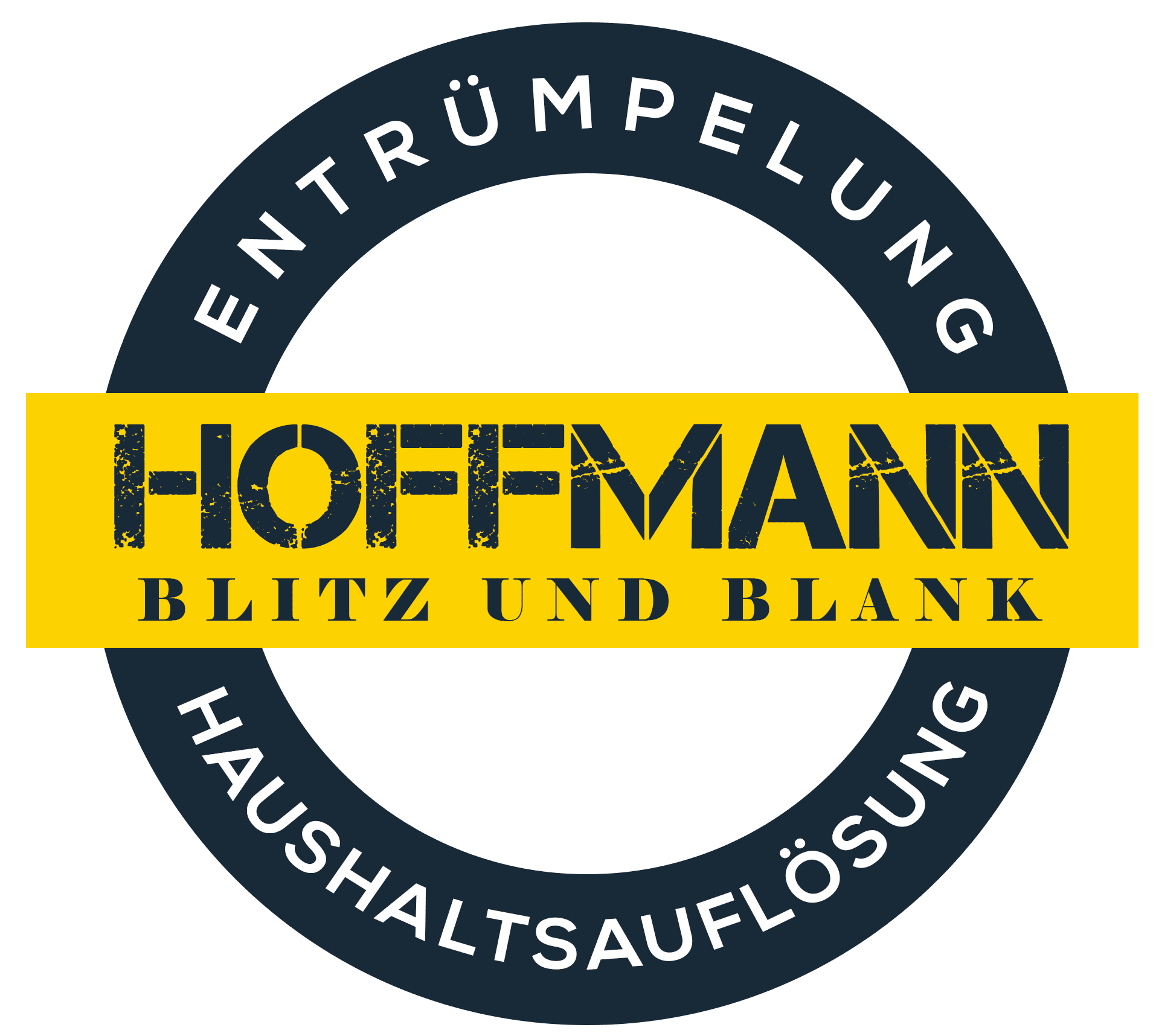 Hoffmann Blitz und Blank Logo – Haushaltsauflösung & Entrümpelung