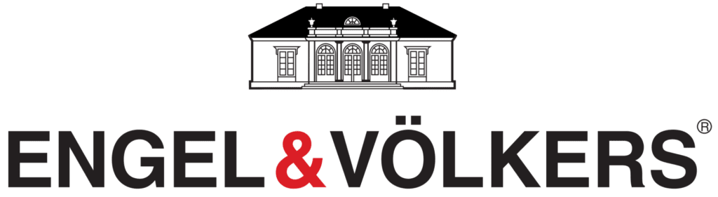 Engel & Völkers Logo in roter und schwarzer Schrift